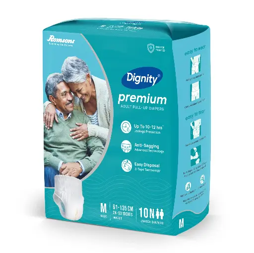 Dignity Premium Pull Up Adult Diapers (Pant Style)10 Pieces/Pack