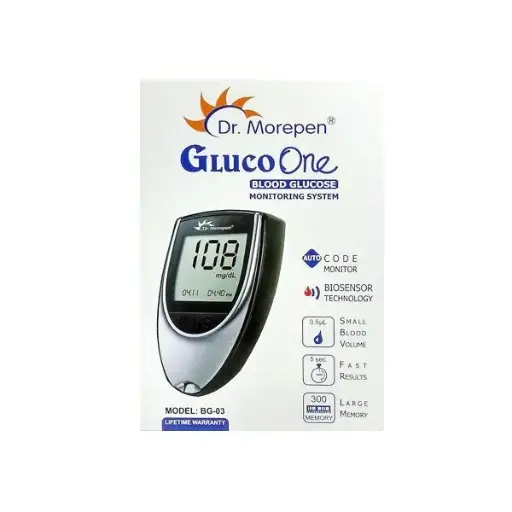 Dr Morepen Gluco One Blood Glucose Monitoring System – BG-03